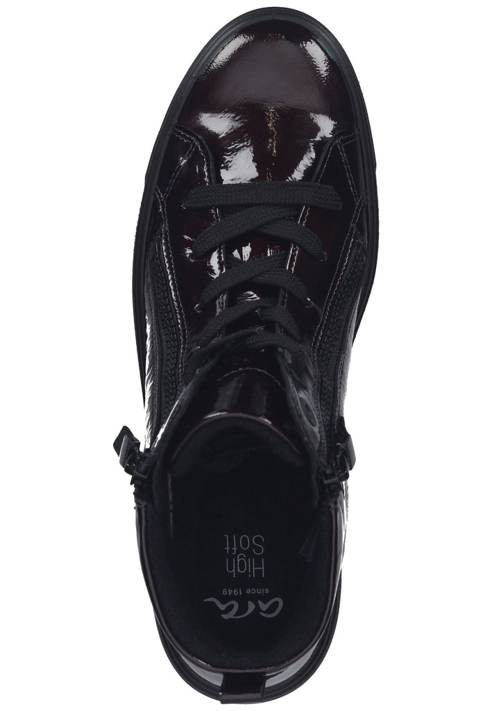 ara Sneaker Leder Bordeaux