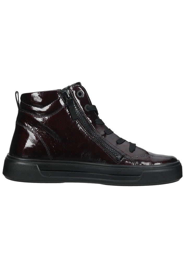 ara Sneaker Leder Bordeaux