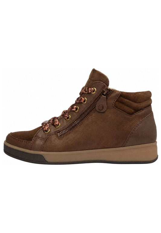 ara Sneaker Leder Dunkelbraun