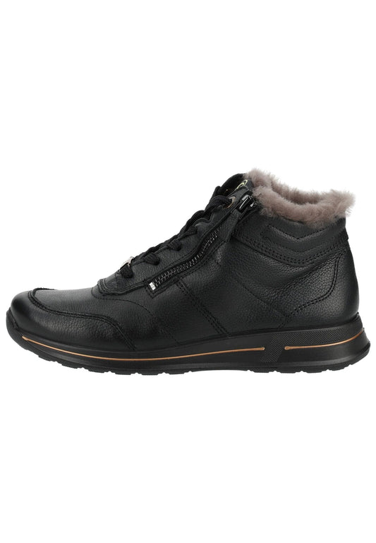 ara Sneaker Leder Schwarz