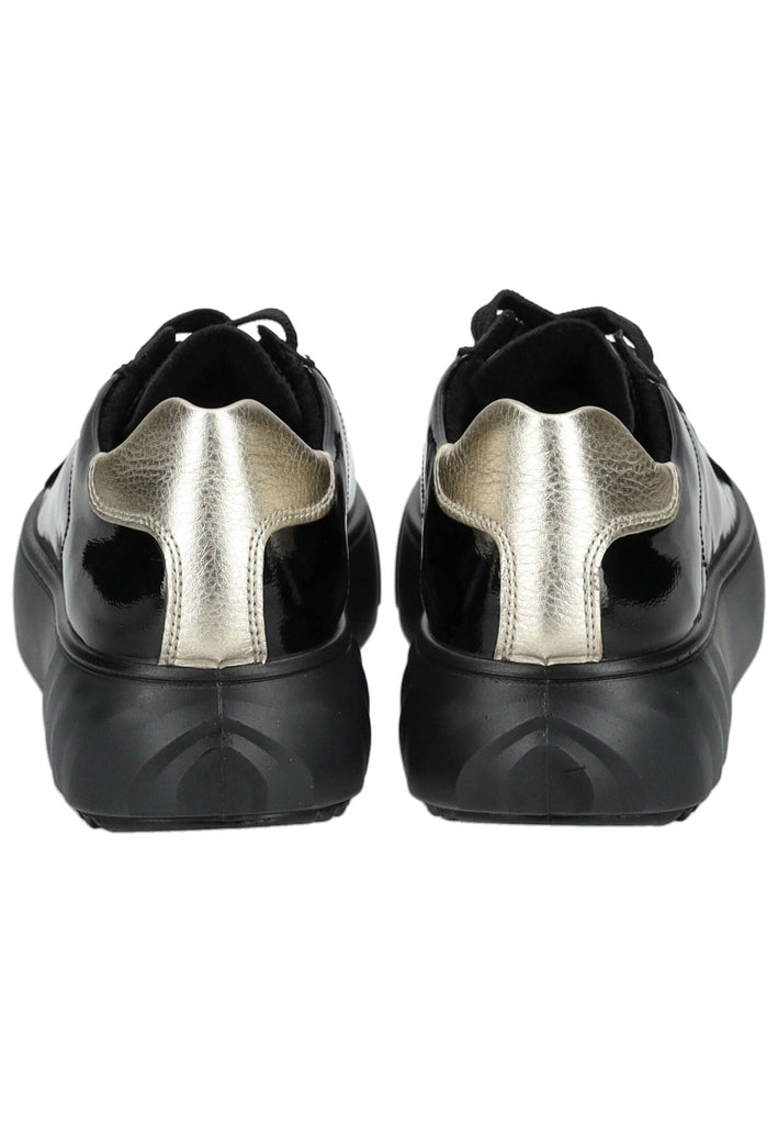 ara Sneaker Leder Schwarz Lack