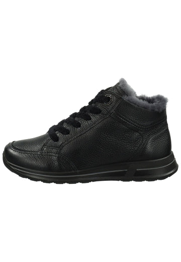 ara Sneaker Leder Schwarz Warmfutter