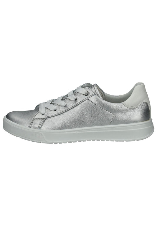 ara Sneaker Leder Silber