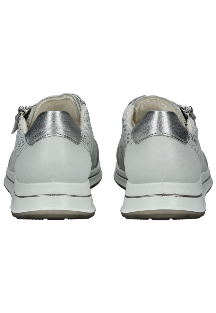 ara Sneaker Leder Silber/Weiß