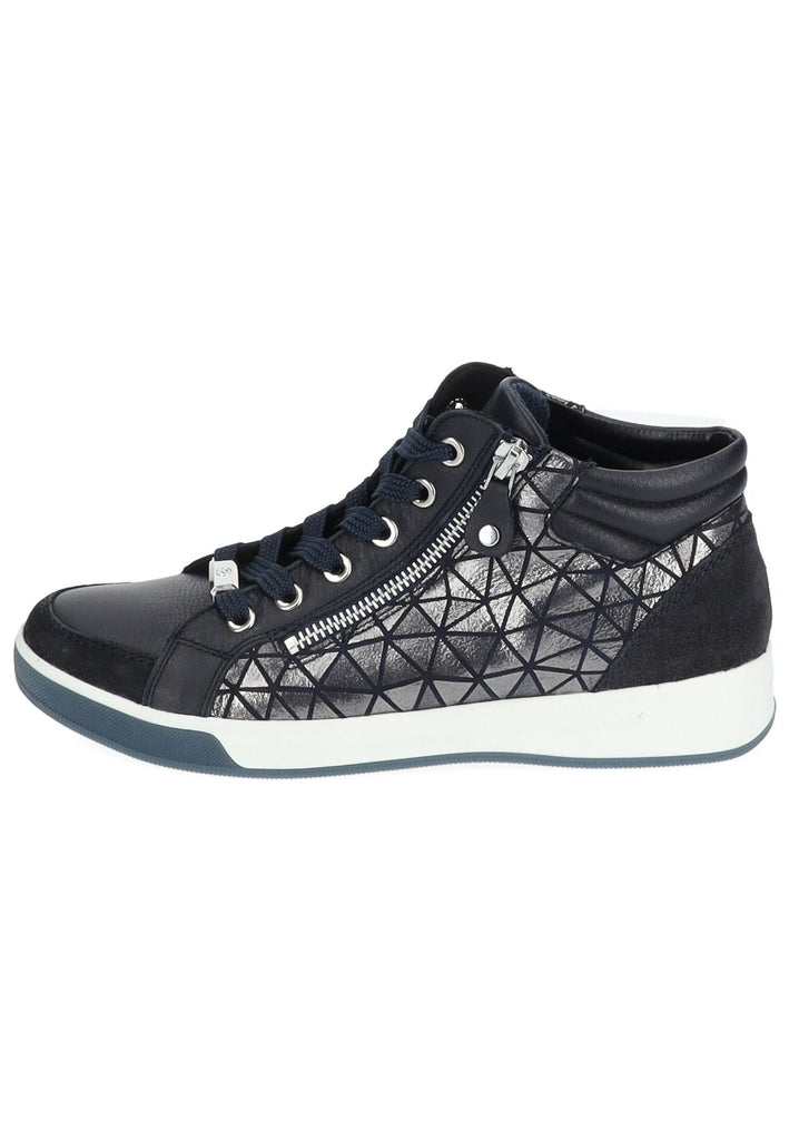 ara Sneaker Leder/Textil Blau