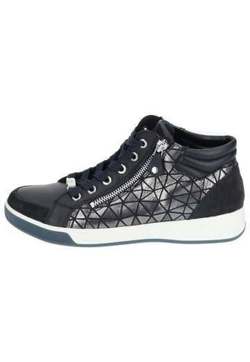 ara Sneaker Leder/Textil Blau