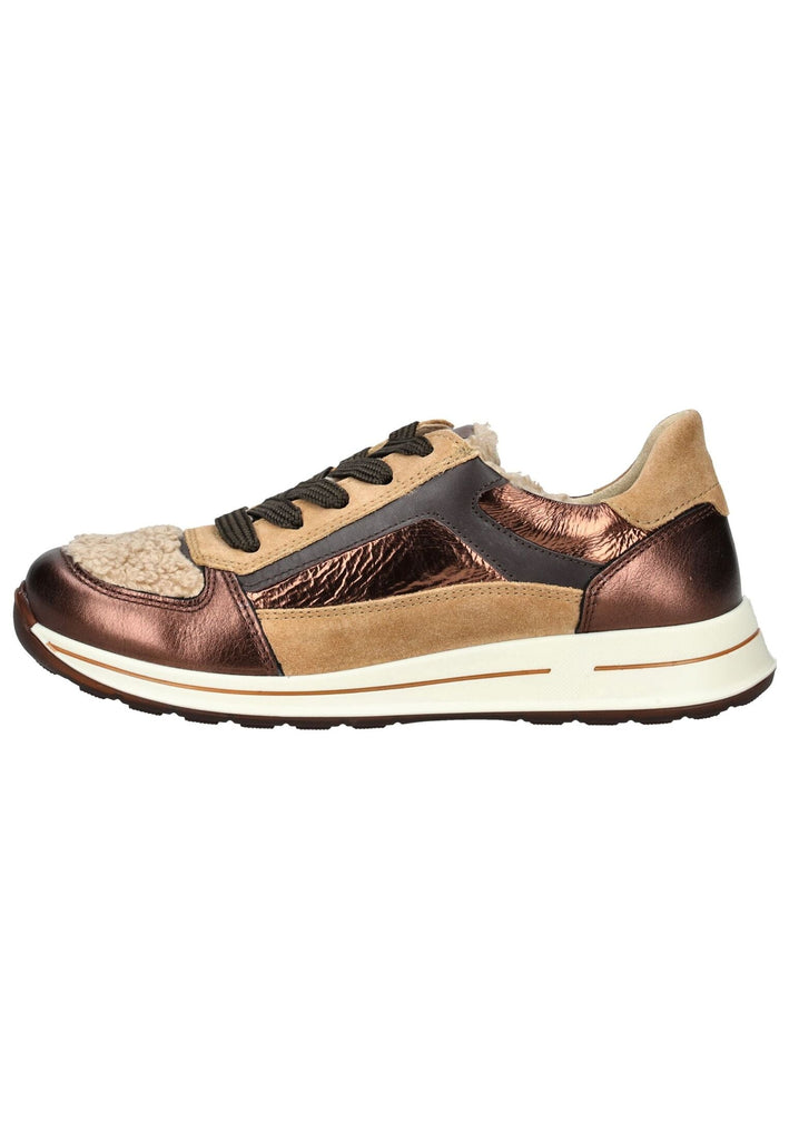 ara Sneaker Leder/Textil Bronze Warmfutter