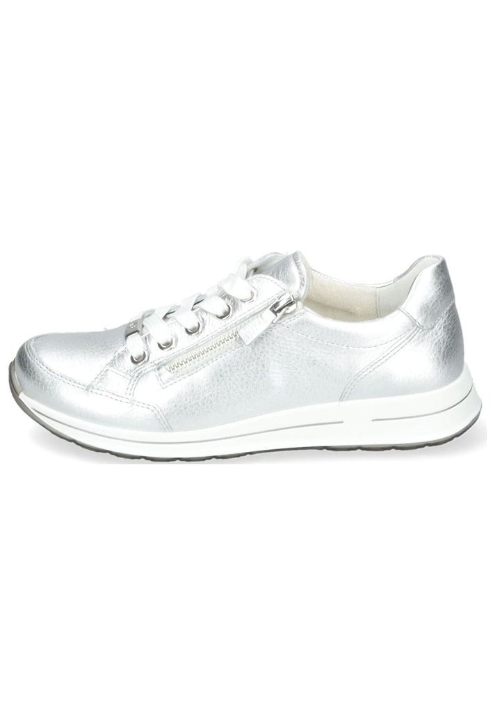 ara Sneaker Leder/Textil Silber