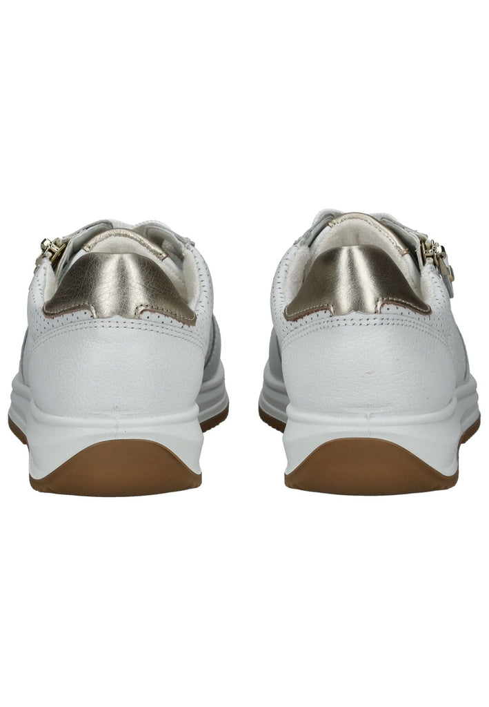 ara Sneaker Leder Weiß/Gold