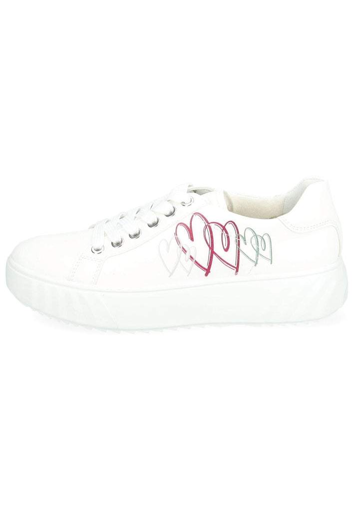 ara Sneaker Leder Weiß/Pink