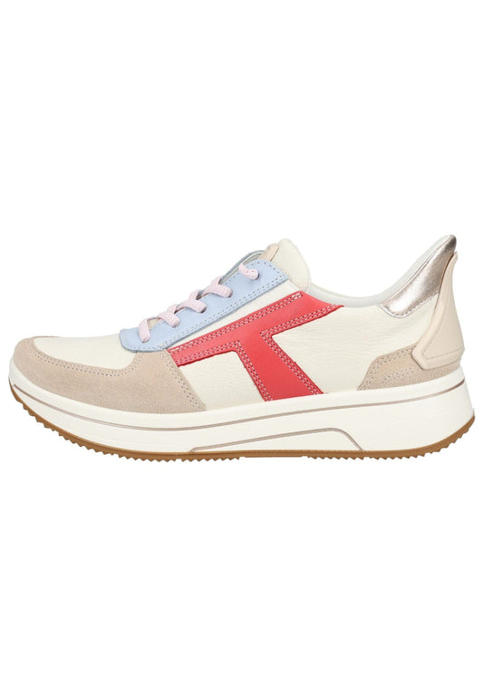 ara Sneaker Leder Weiß/Rot