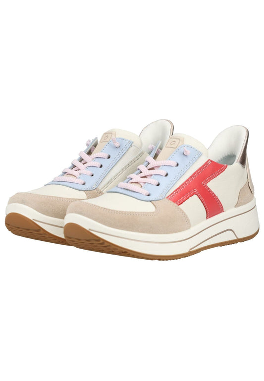 ara Sneaker Leder Weiß/Rot