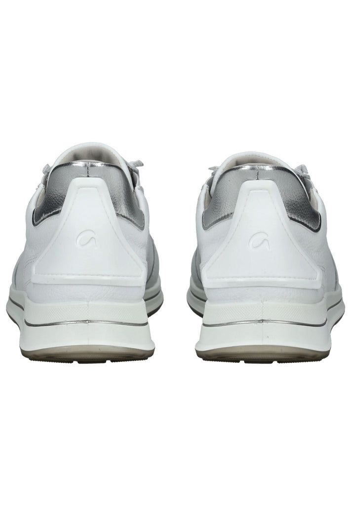 ara Sneaker Leder Weiß/Silber