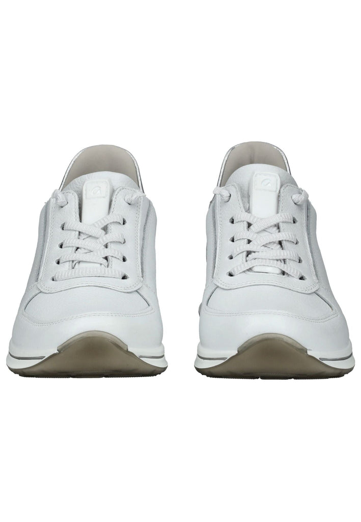 ara Sneaker Leder Weiß/Silber