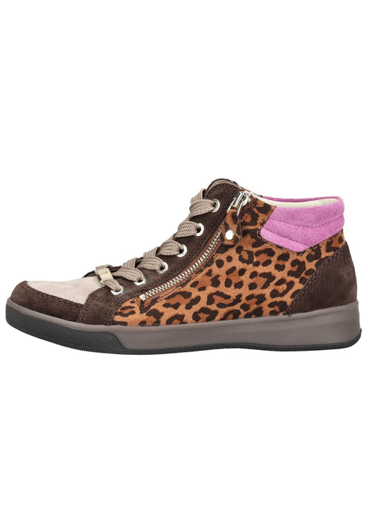 ara Sneaker Lederimitat Schwarz