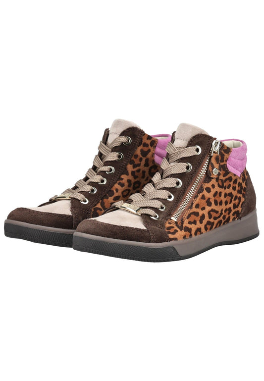 ara Sneaker Lederimitat Schwarz