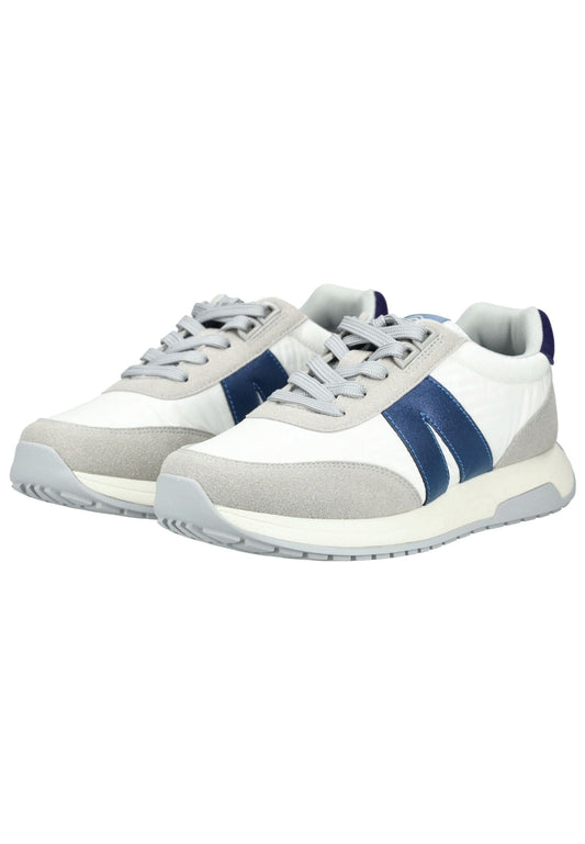 ara Sneaker Lederimitat/Textil Grau/Blau