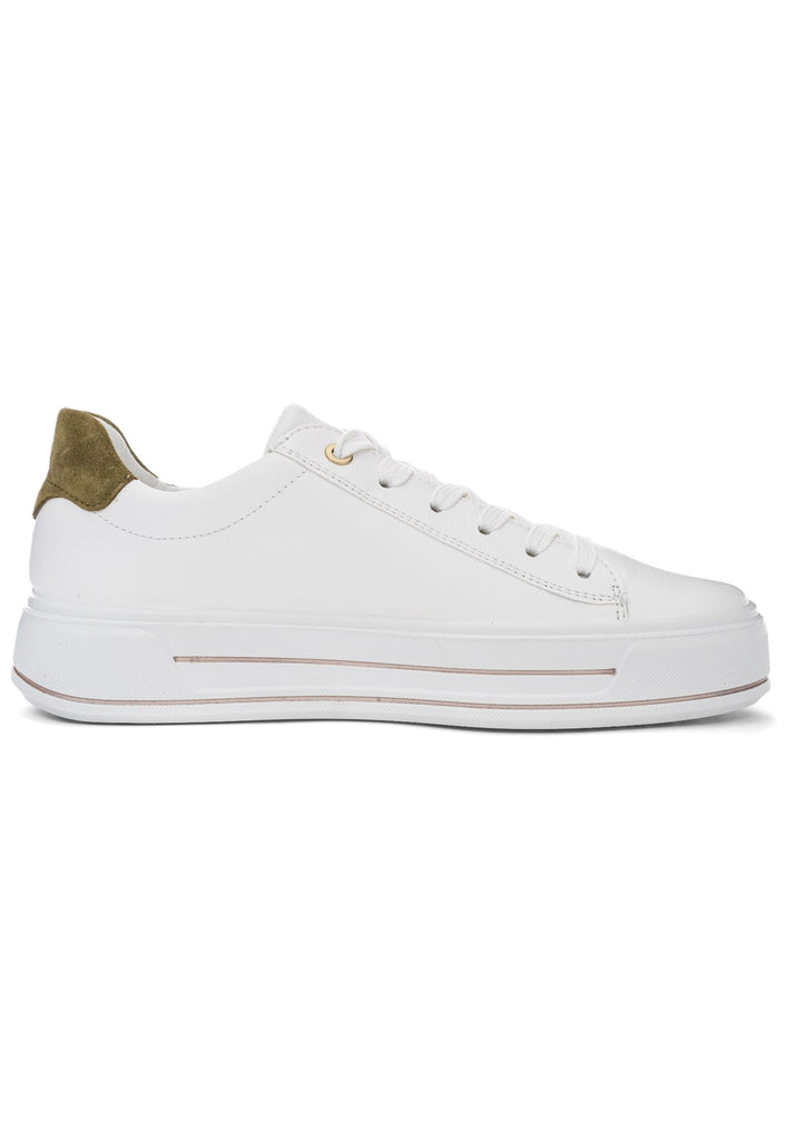 ara Sneaker Lederimitat Weiß