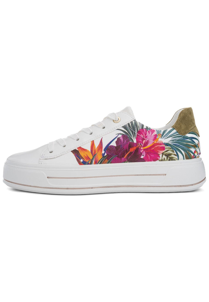 ara Sneaker Lederimitat Weiß