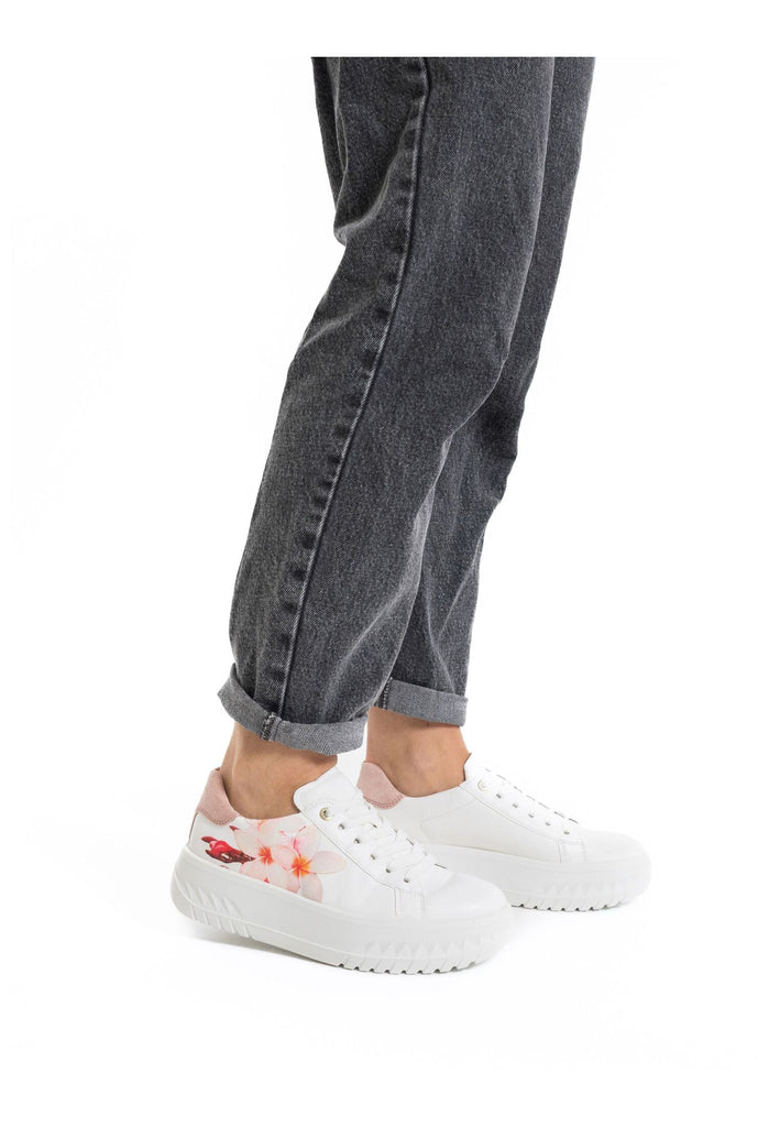 ara Sneaker Lederimitat Weiß