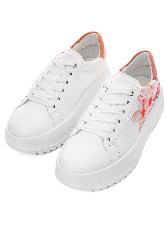 ara Sneaker Lederimitat Weiß