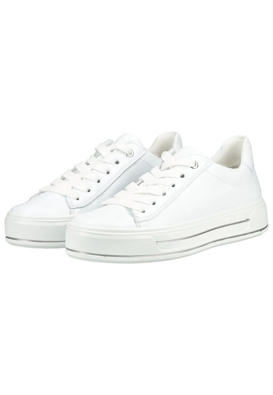 ara Sneaker Lederimitat Weiß