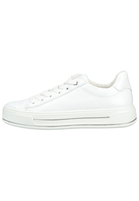 ara Sneaker Lederimitat Weiß