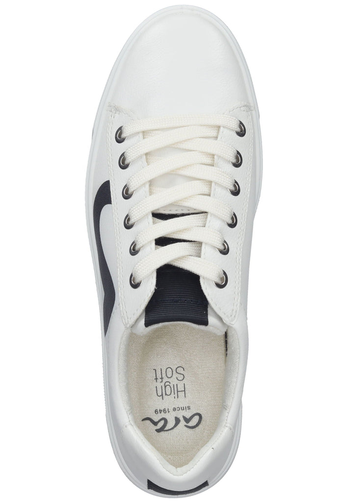 ara Sneaker Lederimitat Weiß/Blau