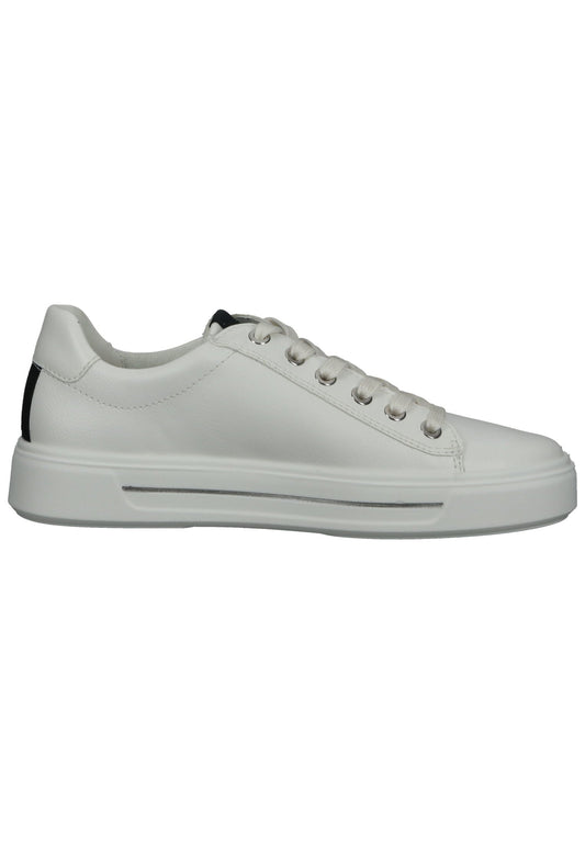 ara Sneaker Lederimitat Weiß/Blau
