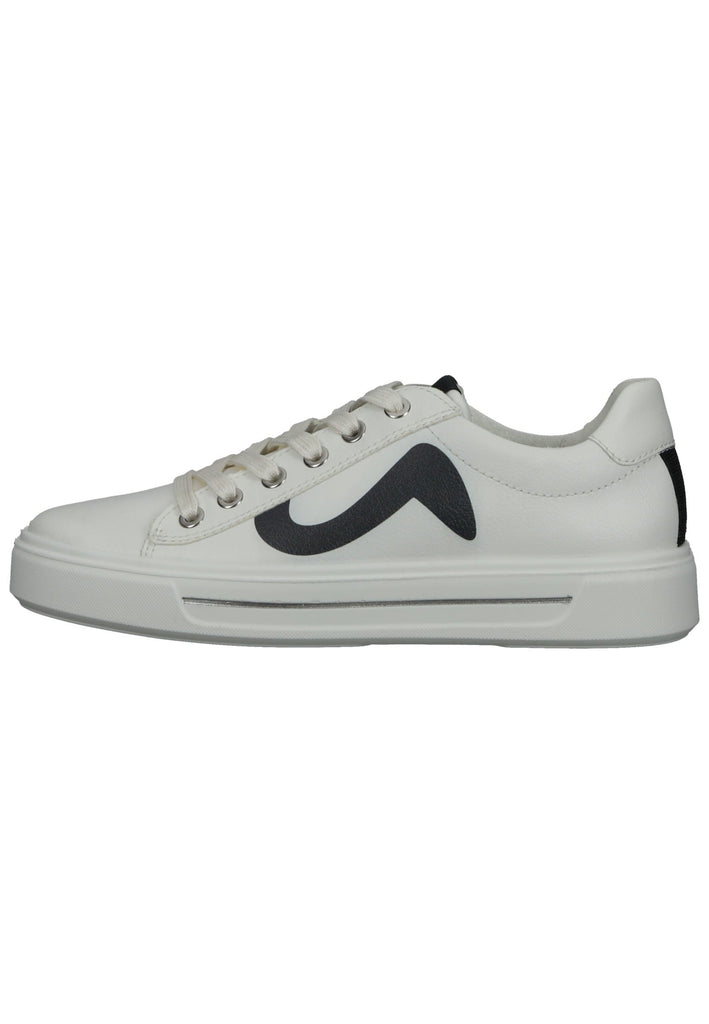 ara Sneaker Lederimitat Weiß/Blau