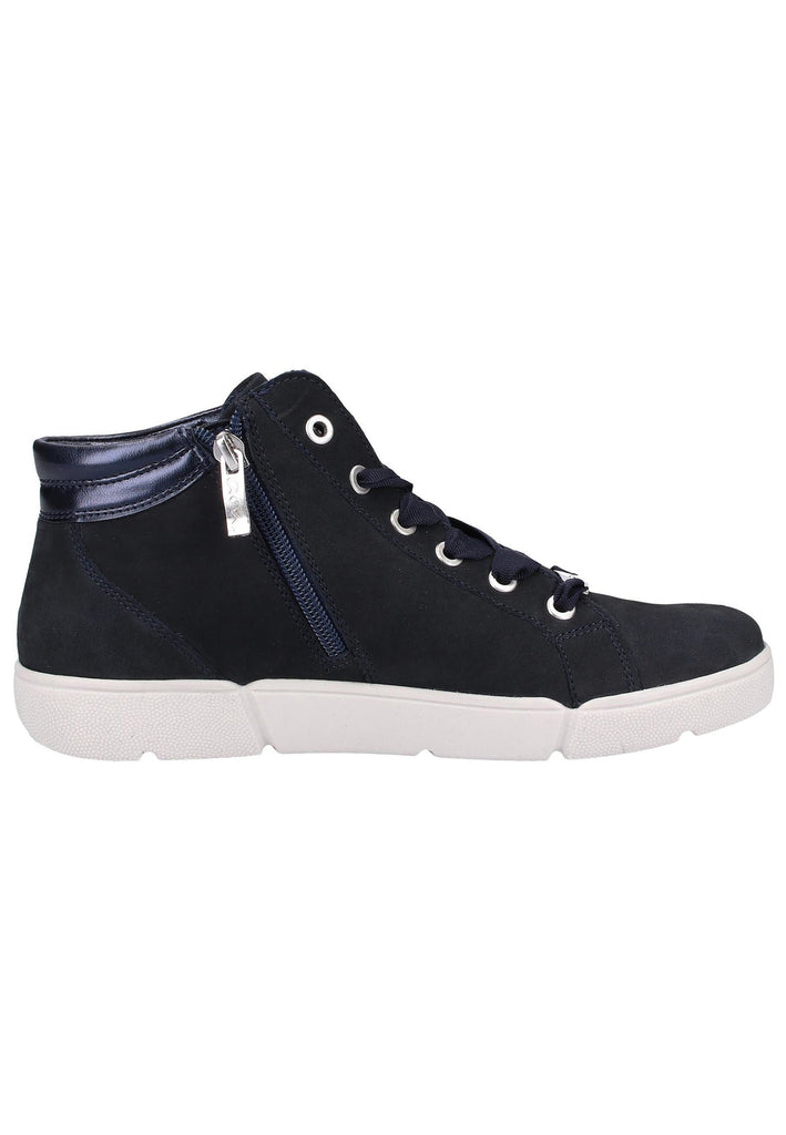 ara Sneaker Nubukleder Blau