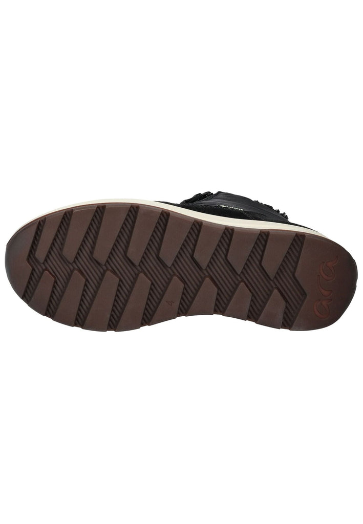 ara Sneaker Textil Schwarz/Braun Warmfutter