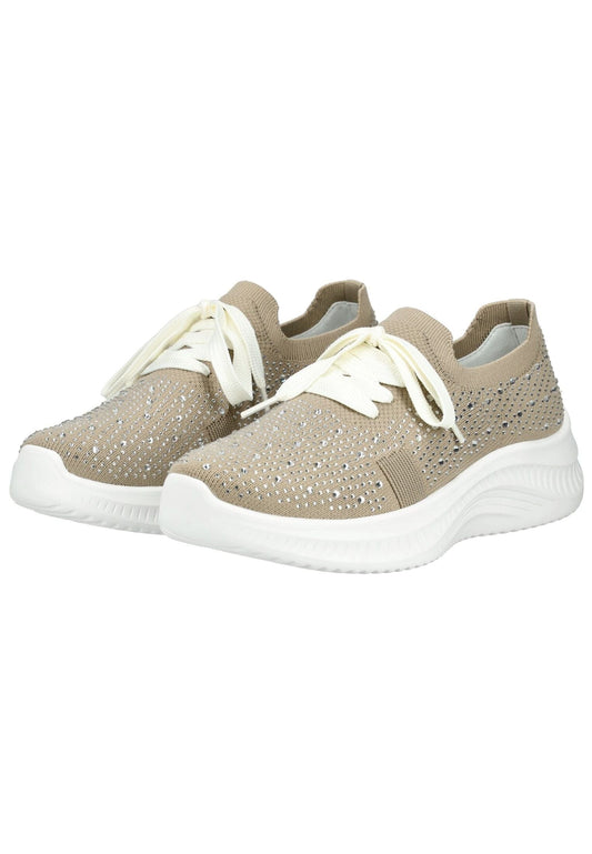 ara Sneaker Textil Silber