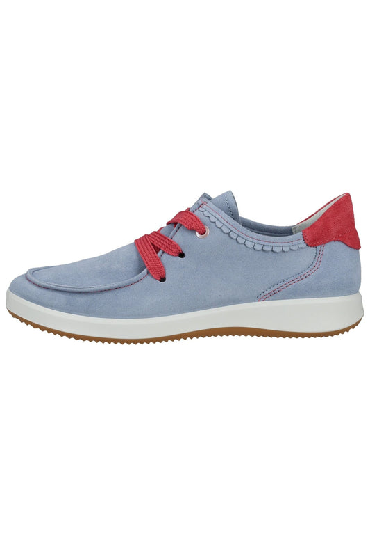 ara Sneaker Veloursleder Blau/Rot