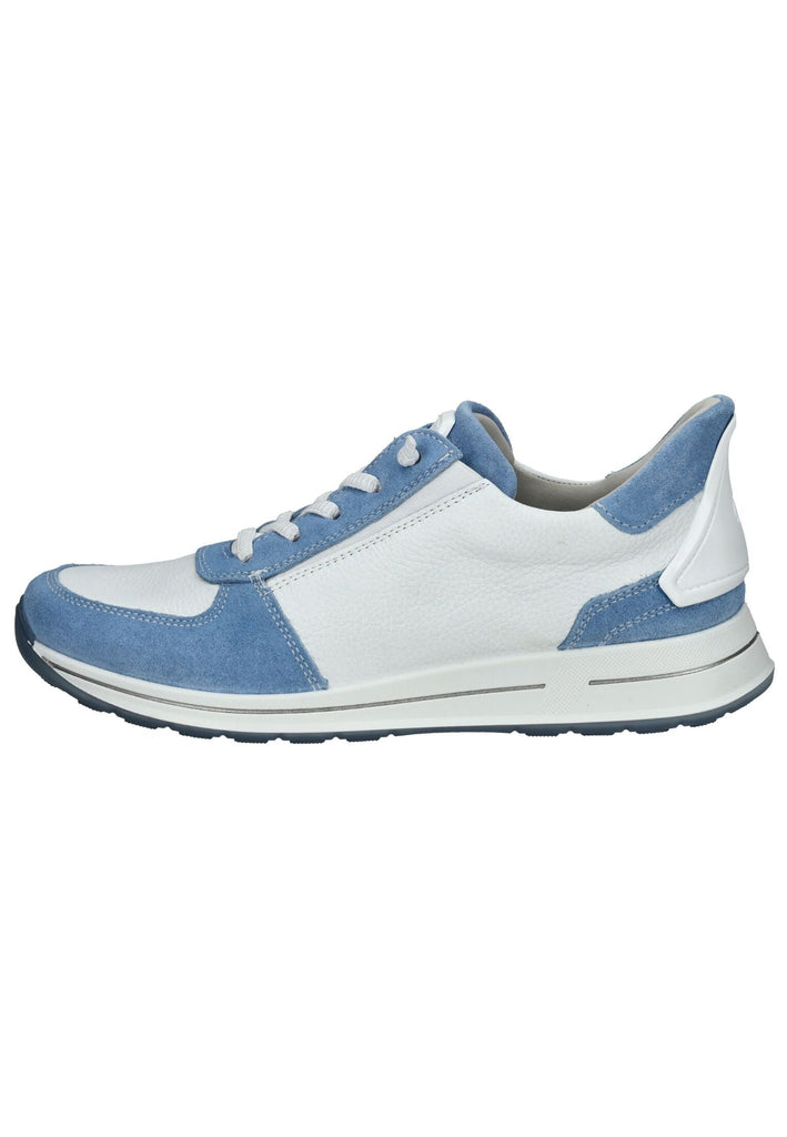 ara Sneaker Veloursleder Blau/Weiß