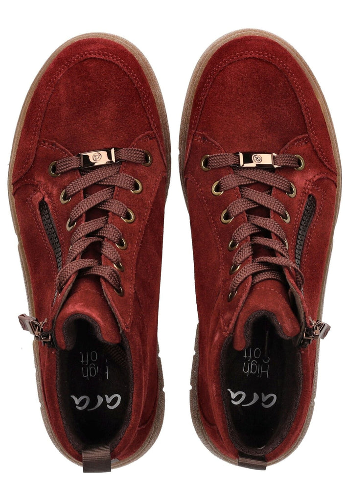 ara Sneaker Veloursleder Burgundy