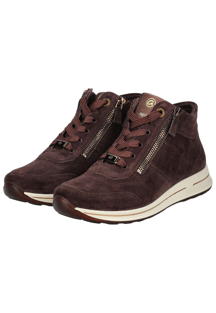 ara Sneaker Veloursleder Marone