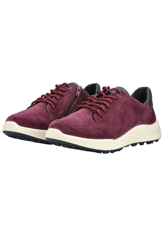 ara Sneaker Veloursleder Rot/Blau