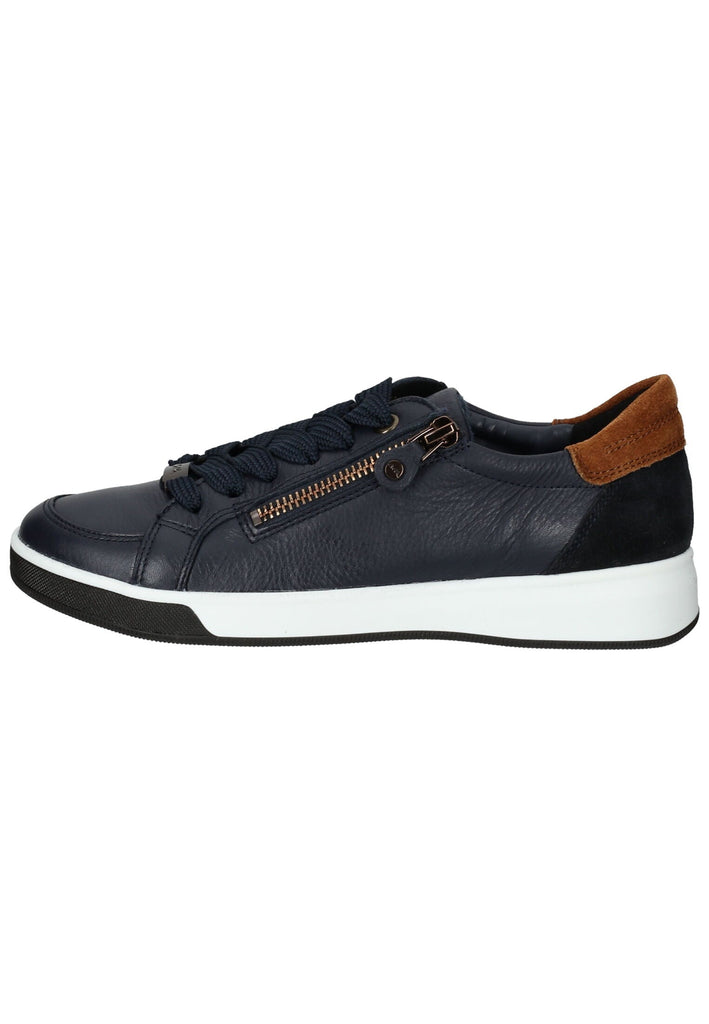 ara Sneaker Veloursleder/Textil Blau/Braun