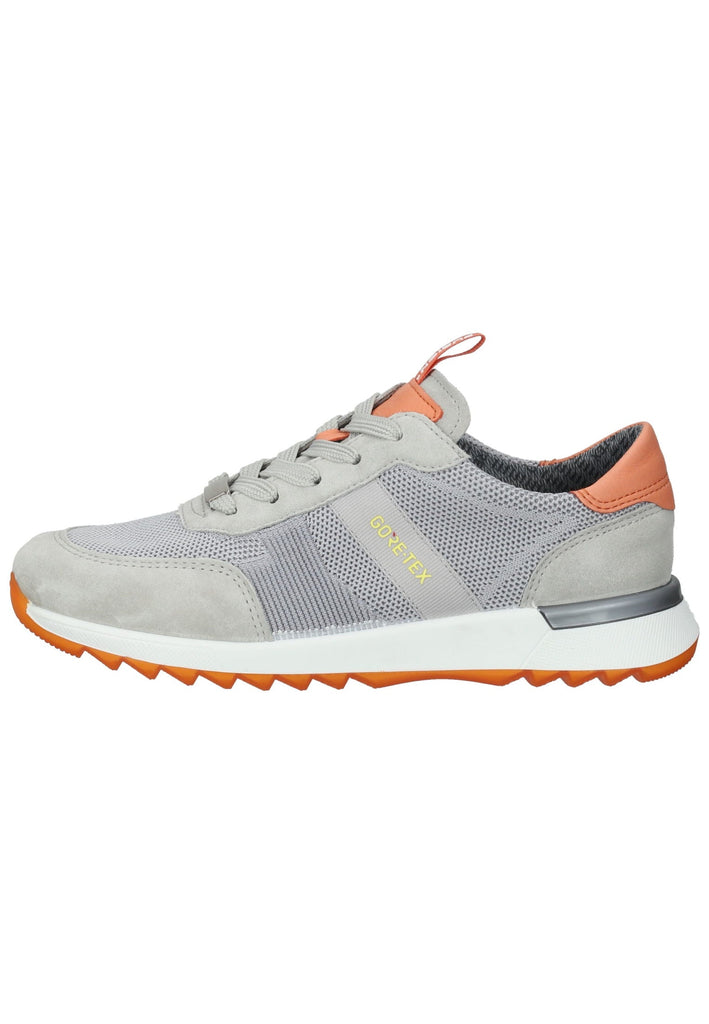 ara Sneaker Veloursleder/Textil Grau/Orange