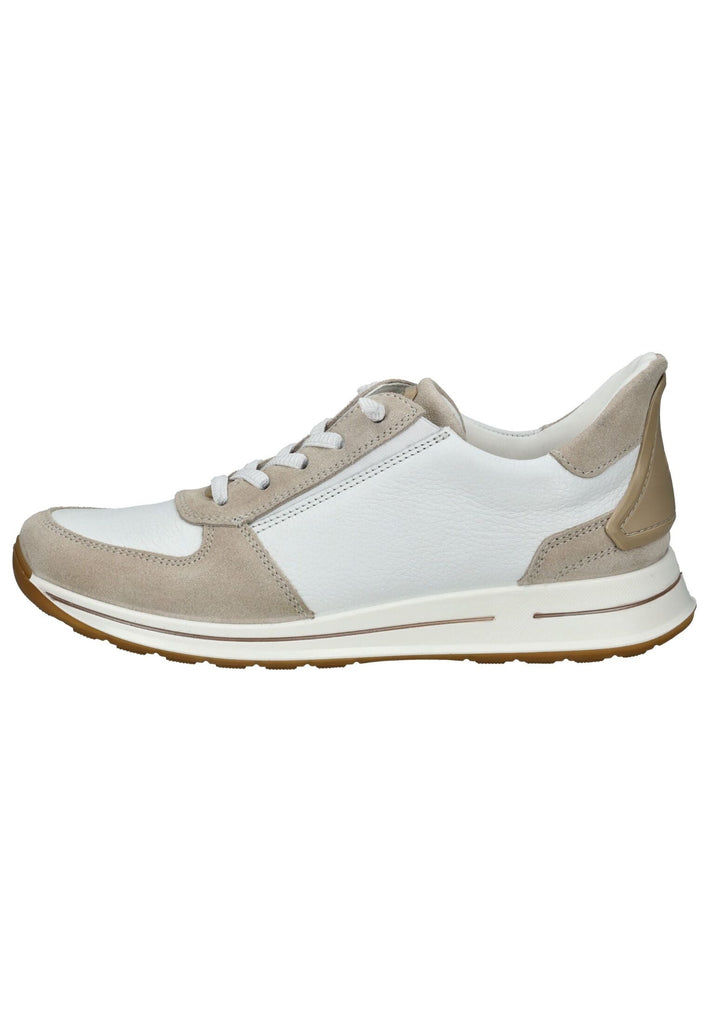 ara Sneaker Veloursleder Weiß/Beige