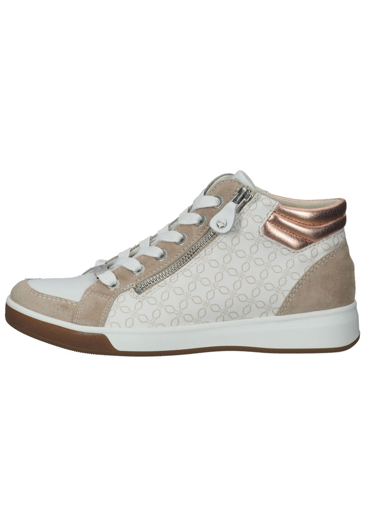 ara Sneaker Veloursleder Weiß/Beige