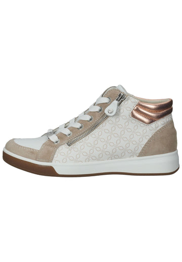 ara Sneaker Veloursleder Weiß/Beige