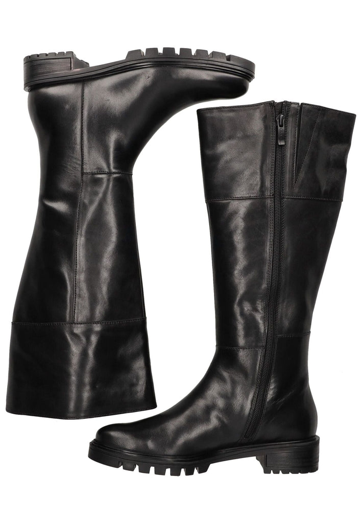 ara Stiefel Glattleder Schwarz/Schwarz