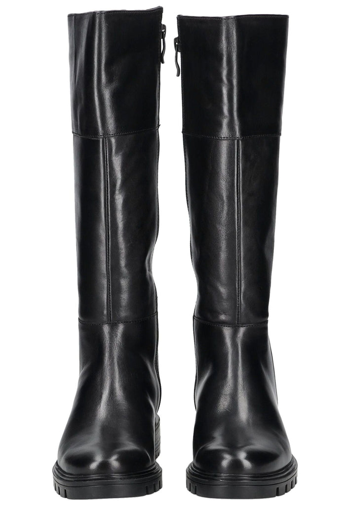 ara Stiefel Glattleder Schwarz/Schwarz