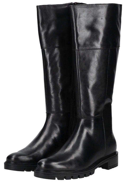 ara Stiefel Glattleder Schwarz/Schwarz
