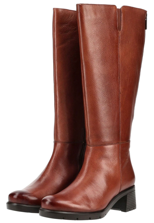 ara Stiefel Leder Cognac