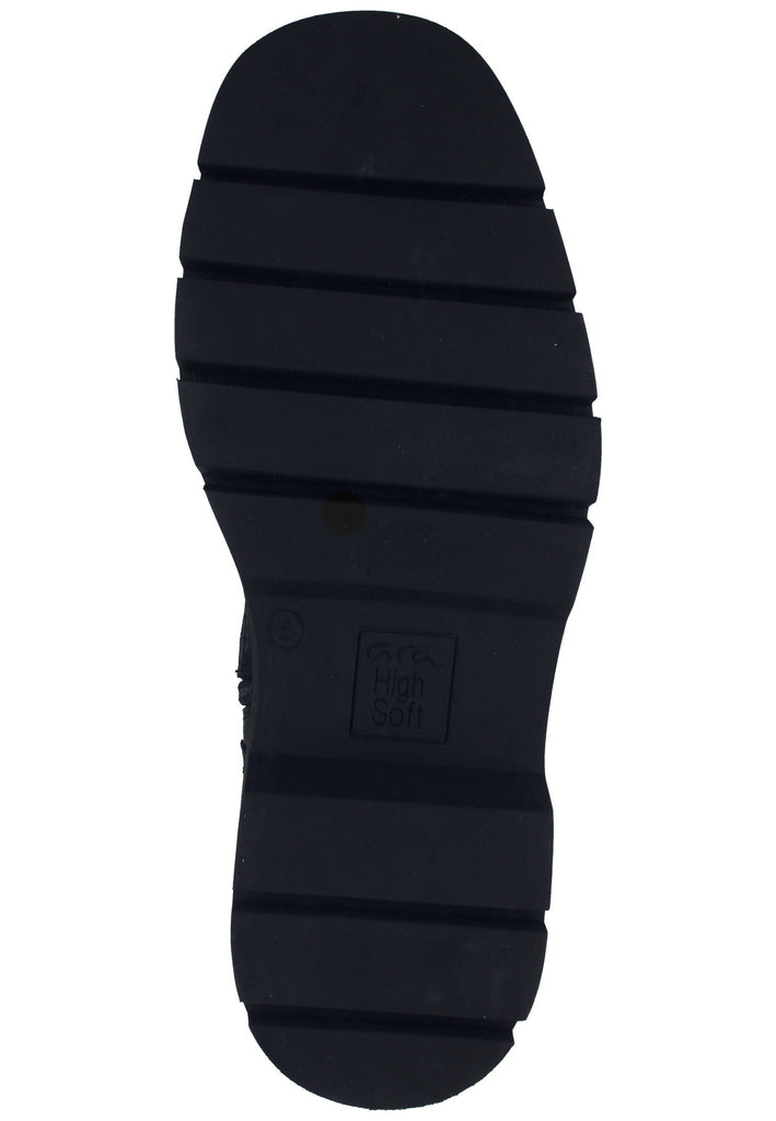 ara Stiefel Leder Schwarz Warmfutter