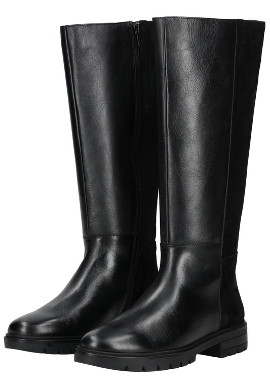 ara Stiefel Leder Schwarz Warmfutter