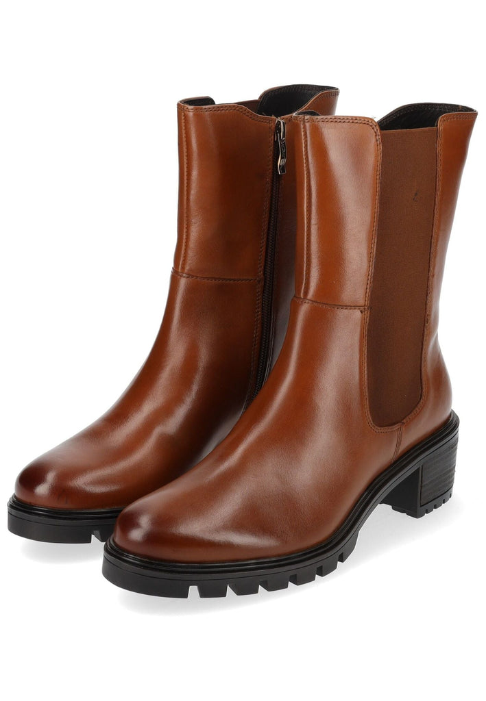 ara Stiefel Leder/Textil Cognac